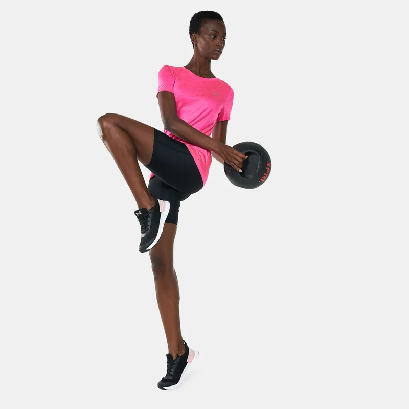 Under Armour Black Women's HeatGear Armour Bike Shorts for Women | Best Price UAE